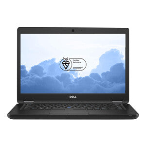 Dell Latitude 5480 Laptop - 35.6 cm (14") - Intel® Core™ i5-6200U - 16 GB DDR4-SDRAM - 256 GB SSD - Wi-Fi 5 - Windows 10 Pro - Black - Refurbished