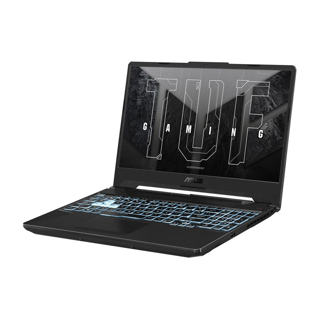 ASUS TUF Gaming F15 Laptop - 39.6 cm (15.6") - Intel® Core™ i5-11400H - 8 GB DDR4-SDRAM - 512 GB SSD - NVIDIA GeForce RTX 2050 - Wi-Fi 6 - Windows 11 Home - Black