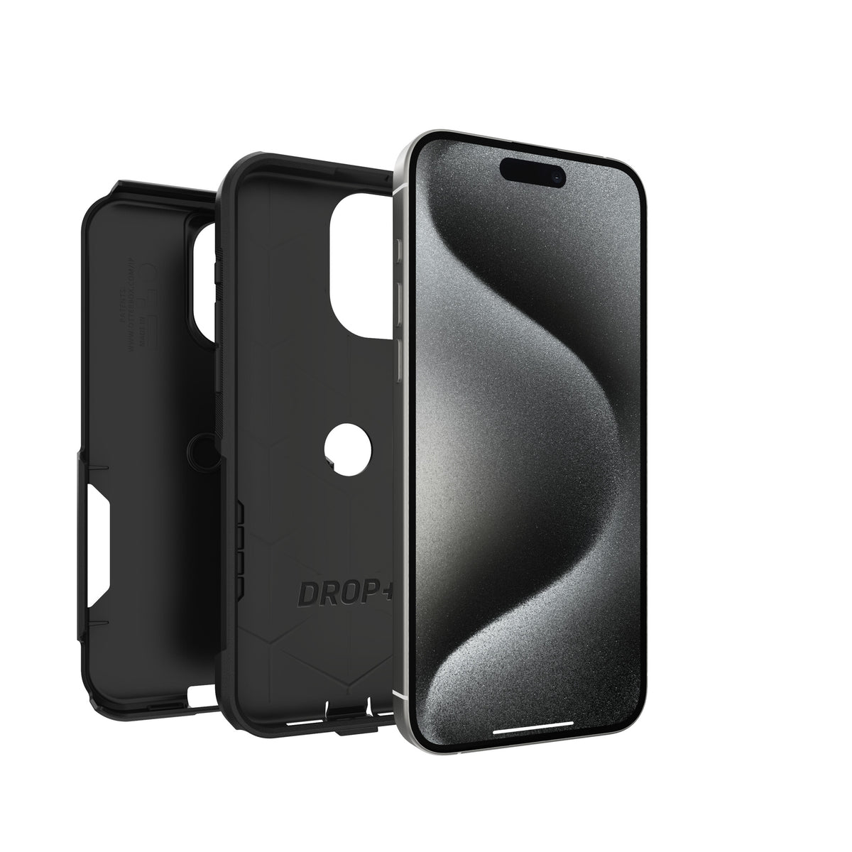 OtterBox Commuter Series for iPhone 15 Pro Max in Black