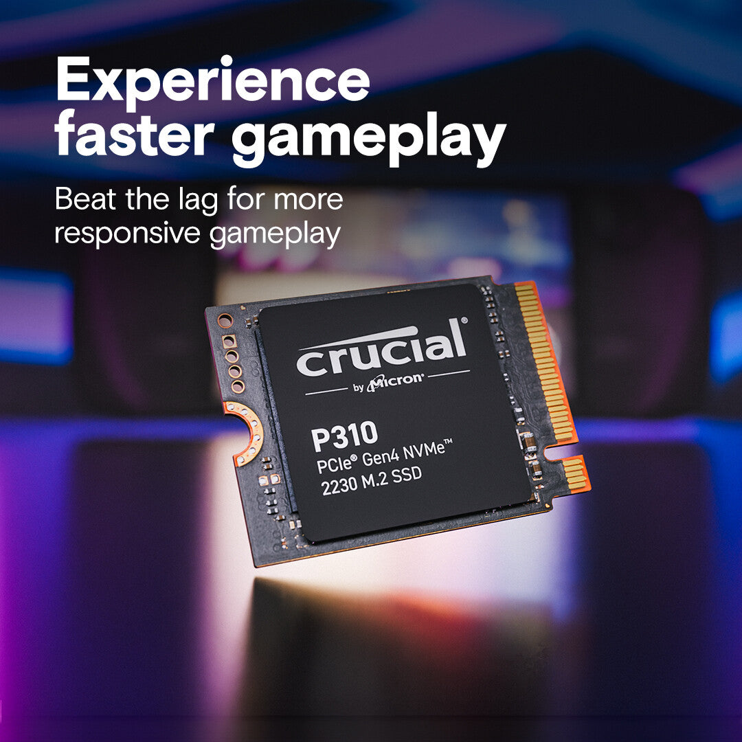 Crucial P310 - PCIe Gen4 NVMe 2230 M.2 SSD - 1 TB