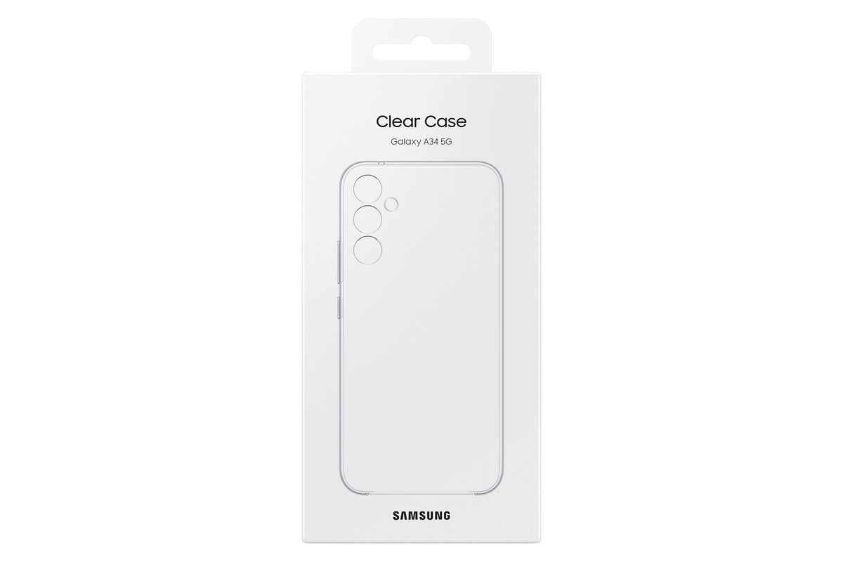 Samsung Clear Case for Galaxy A34 in Transparent