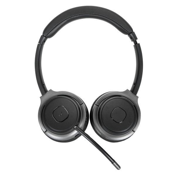 Targus AEH104GL headphones/headset Wired & Wireless Head-band Music USB Type-C Bluetooth Black
