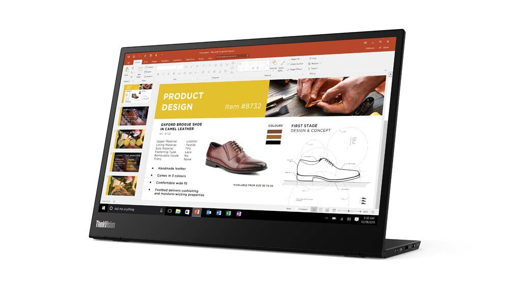 Lenovo ThinkVision M14 - 35.6 cm (14") - 1920 x 1080 pixels Full HD Monitor