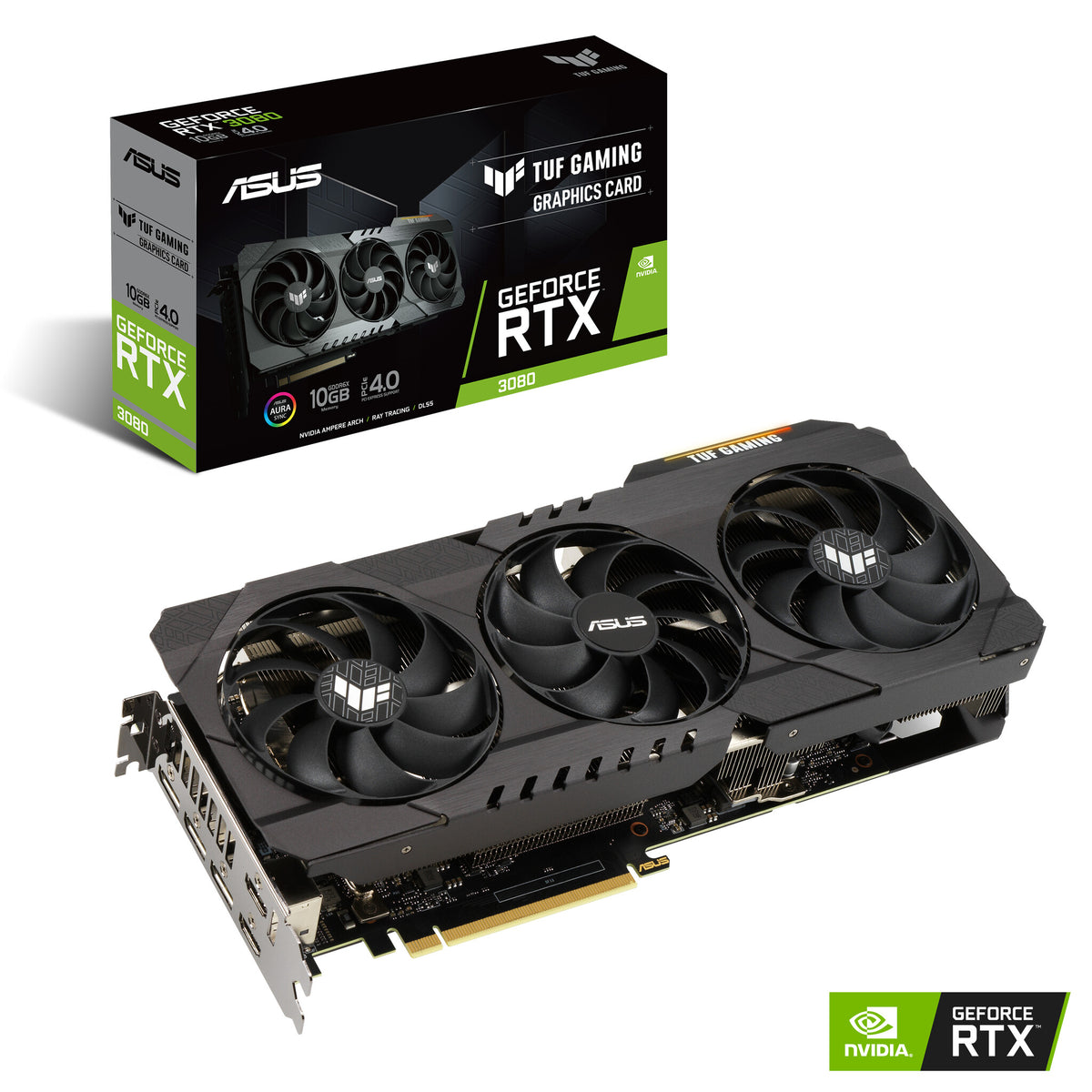 ASUS TUF Gaming - NVIDIA 10 GB GDDR6X GeForce RTX 3080 graphics card