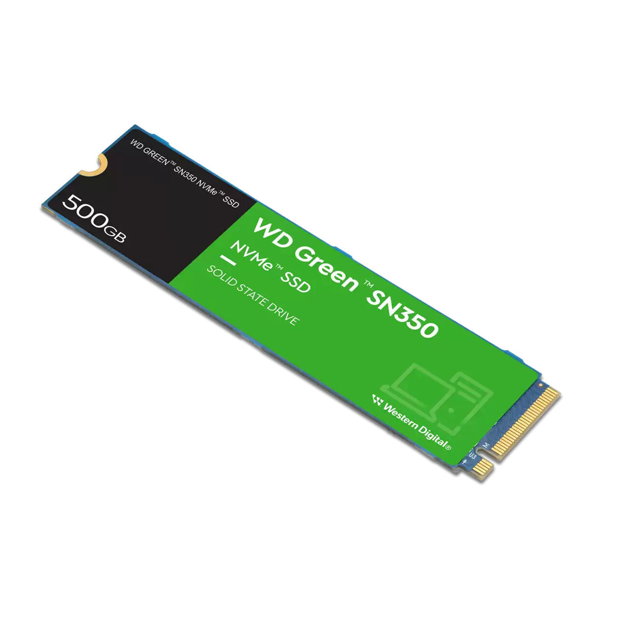 Western Digital Green SN350 - PCI Express 3.0 TLC NVMe M.2 SSD - 500 GB