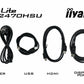 iiyama G-MASTER GB2470HSU-B6 - 60.5 cm (23.8") - 1920 x 1080 pixels Full HD LCD Monitor