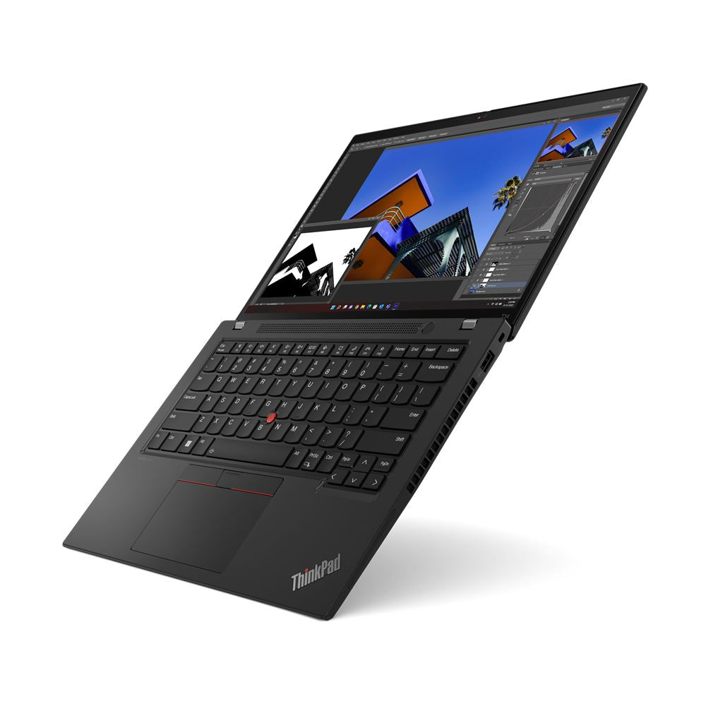 Lenovo ThinkPad T14 14" Laptop - Intel® Core i5-1335U - 16 GB DDR5-SDRAM - 256 GB SSD - Windows 11 Pro - Black