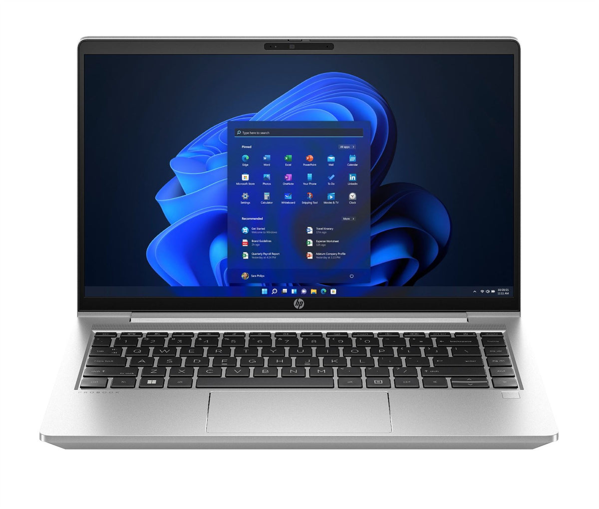 HP ProBook 440 G10 Intel® Core™ i5 i5-1335U Laptop 35.6 cm (14") Full HD 8 GB DDR4-SDRAM 256 GB SSD Wi-Fi 6E (802.11ax) Windows 11 Pro Silver