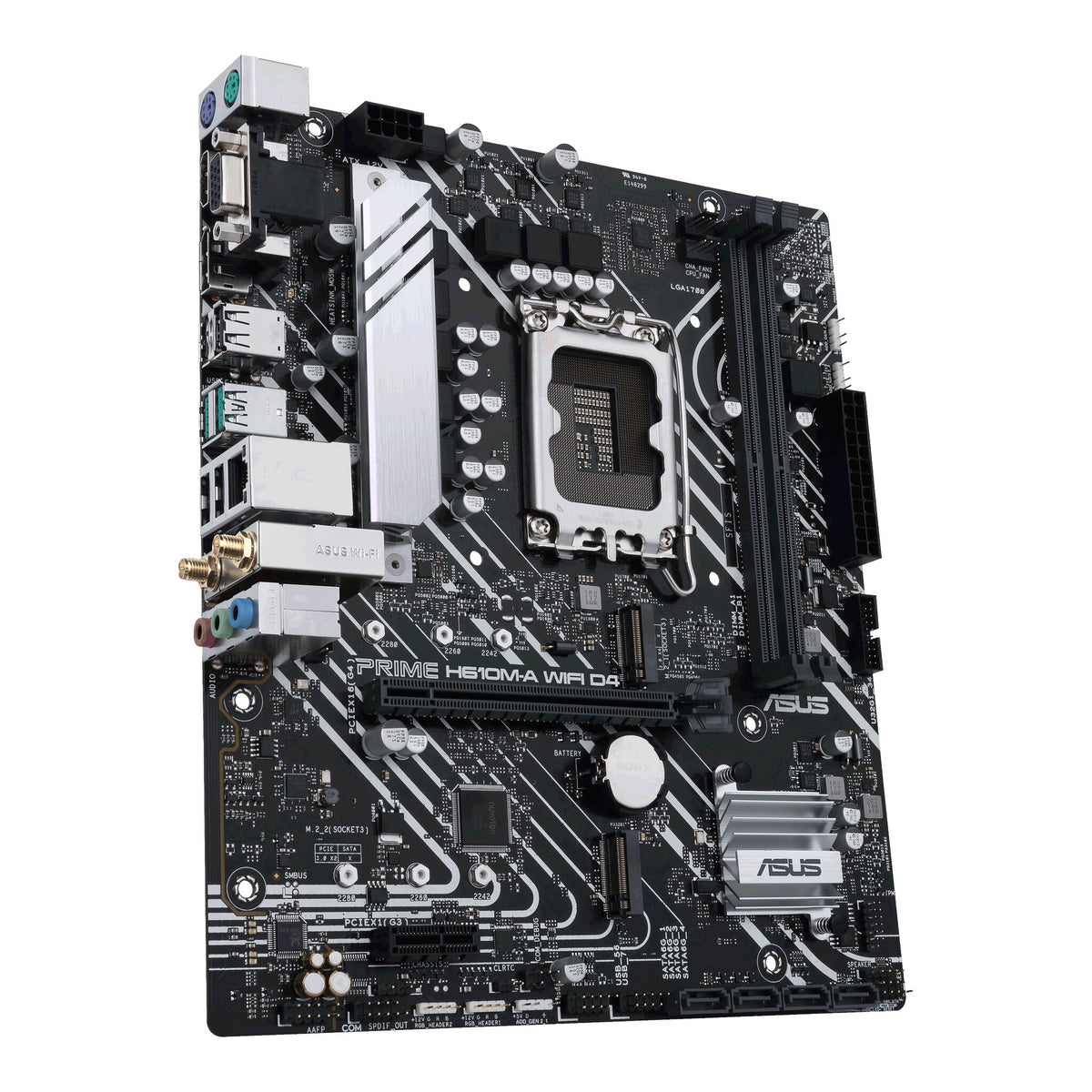 ASUS PRIME H610M-A WIFI D4 micro ATX motherboard - Intel H610 LGA 1700