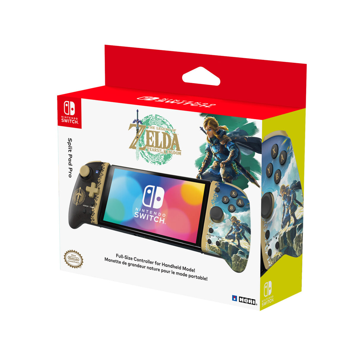 Hori Split Pad Pro -  Game Controllers for Nintendo Switch - The Legend of Zelda: Tears of the Kingdom Edition