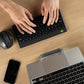 R-Go Tools Compact Break R-Go keyboard, QWERTY (UK), bluetooth, black