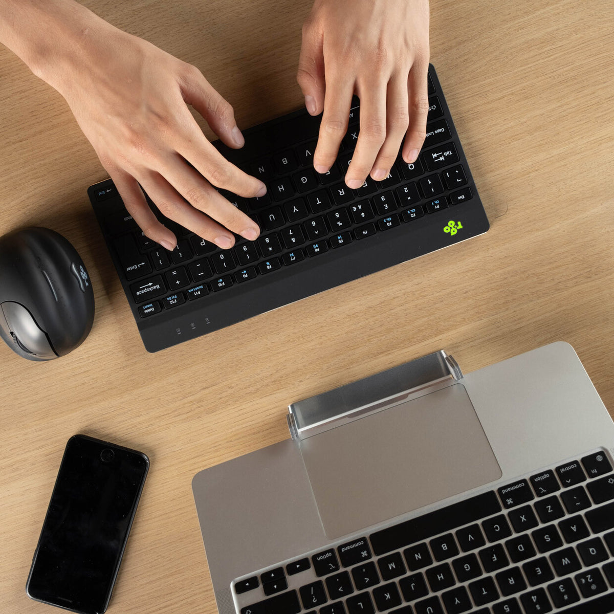 R-Go Tools Compact Break R-Go keyboard, QWERTY (UK), bluetooth, black