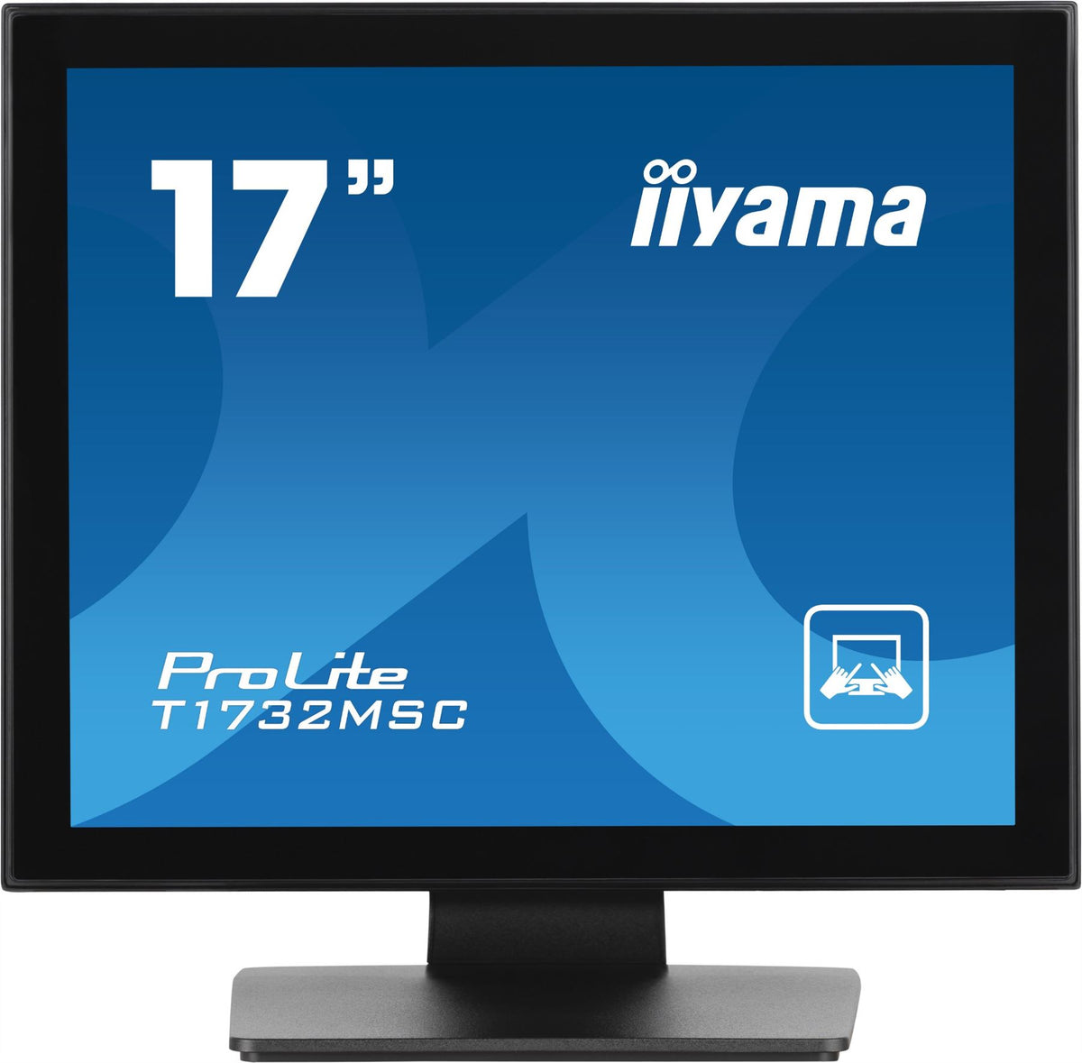iiyama ProLite T1732MSC-B1SAG computer monitor 43.2 cm (17&quot;) 1280 x 1024 pixels Full HD LED Touchscreen Tabletop Black
