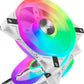 Corsair iCUE QL120 - Computer Case Fan in White - 120mm (Pack of 3)