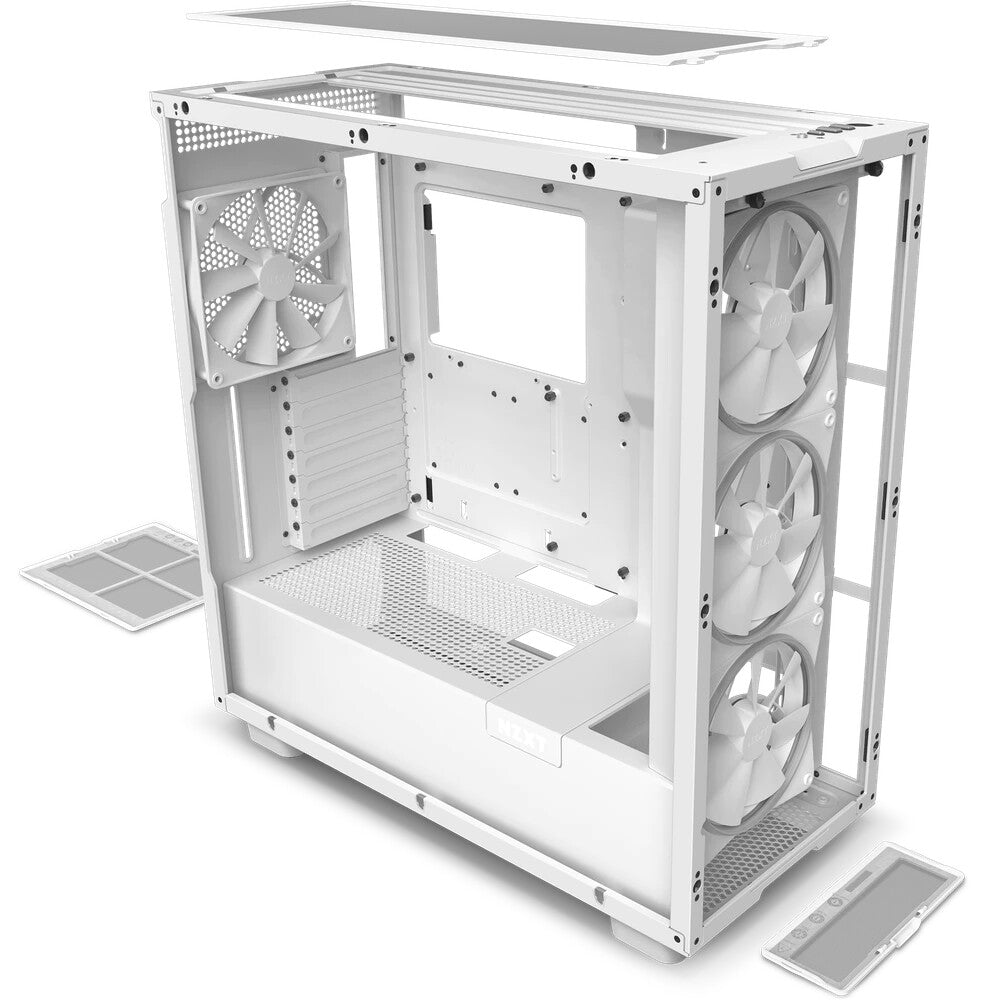 NZXT H7 Elite (2022) - ATX Mid Tower Case in White
