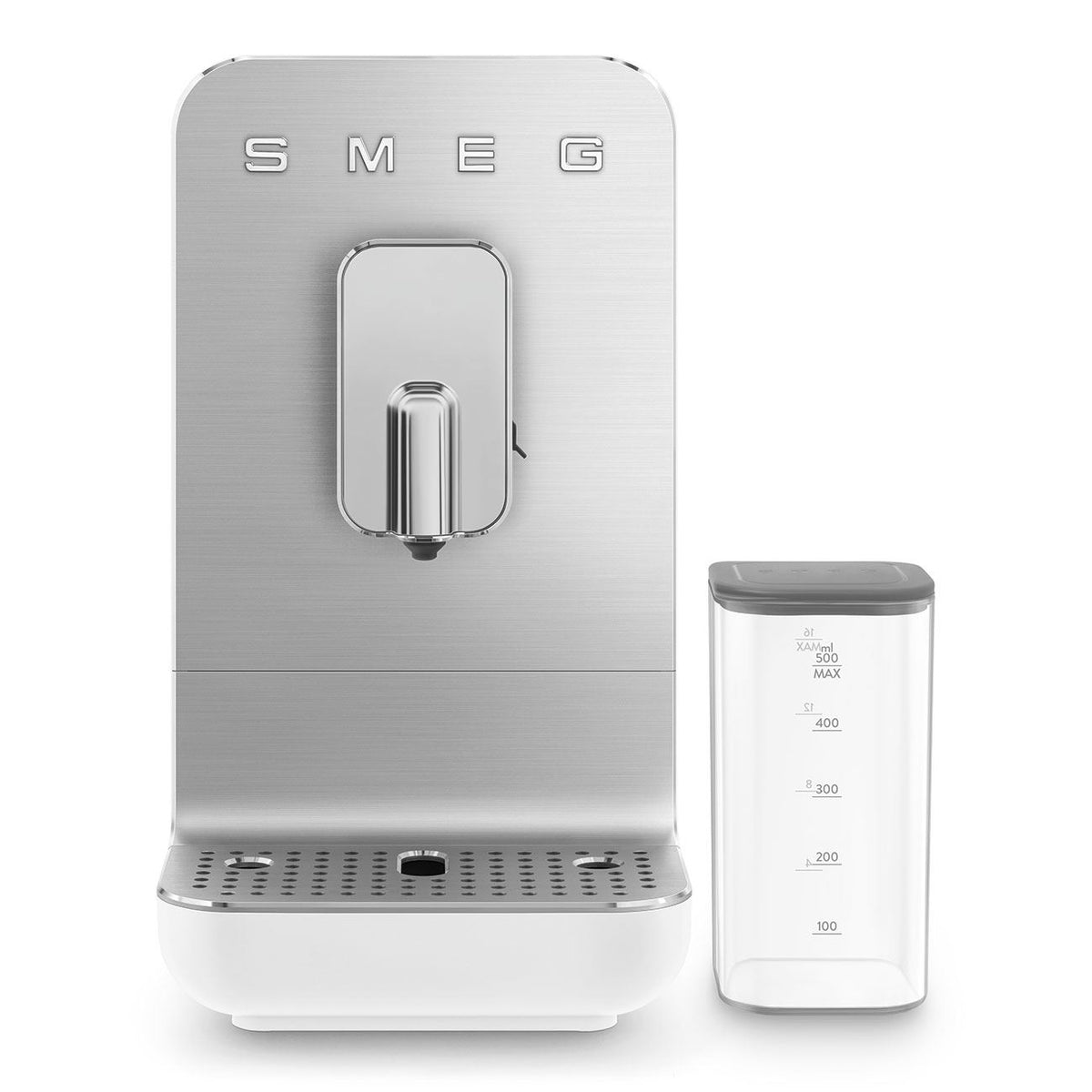 Smeg Fully Automatic Espresso Machine with Milk Frother & Grinder in White