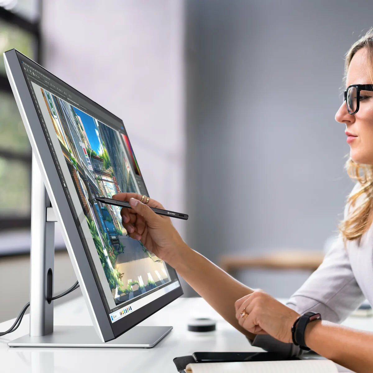 ALOGIC 32C4KPDWT - 81.3 cm (32") - 3840 x 2160 pixels - 4K Ultra HD LED Touchscreen Monitor