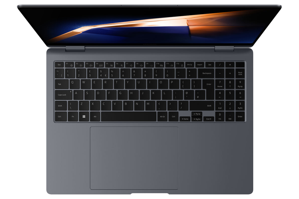 Samsung Galaxy Book4 Pro 360 Hybrid (2-in-1) - 40.6 cm (16&quot;) - Touchscreen - Intel® Core™ Ultra 7 155H - 16 GB LPDDR5x-SDRAM - 512 GB SSD - Wi-Fi 6E - Windows 11 Home - Grey