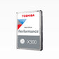 Toshiba X300 - 7200 RPM Serial ATA III 3.5" HDD - 6 TB