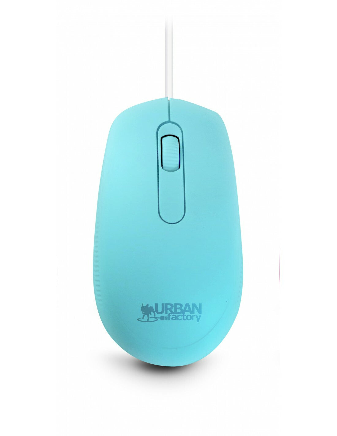 Urban Factory FREE - Ambidextrous USB Type-A Wired Optical Mouse in Blue - 1,200 DPI