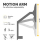 Fellowes Platinum Series 8056501 - Desk monitor mount for upto 81.3 cm (32")