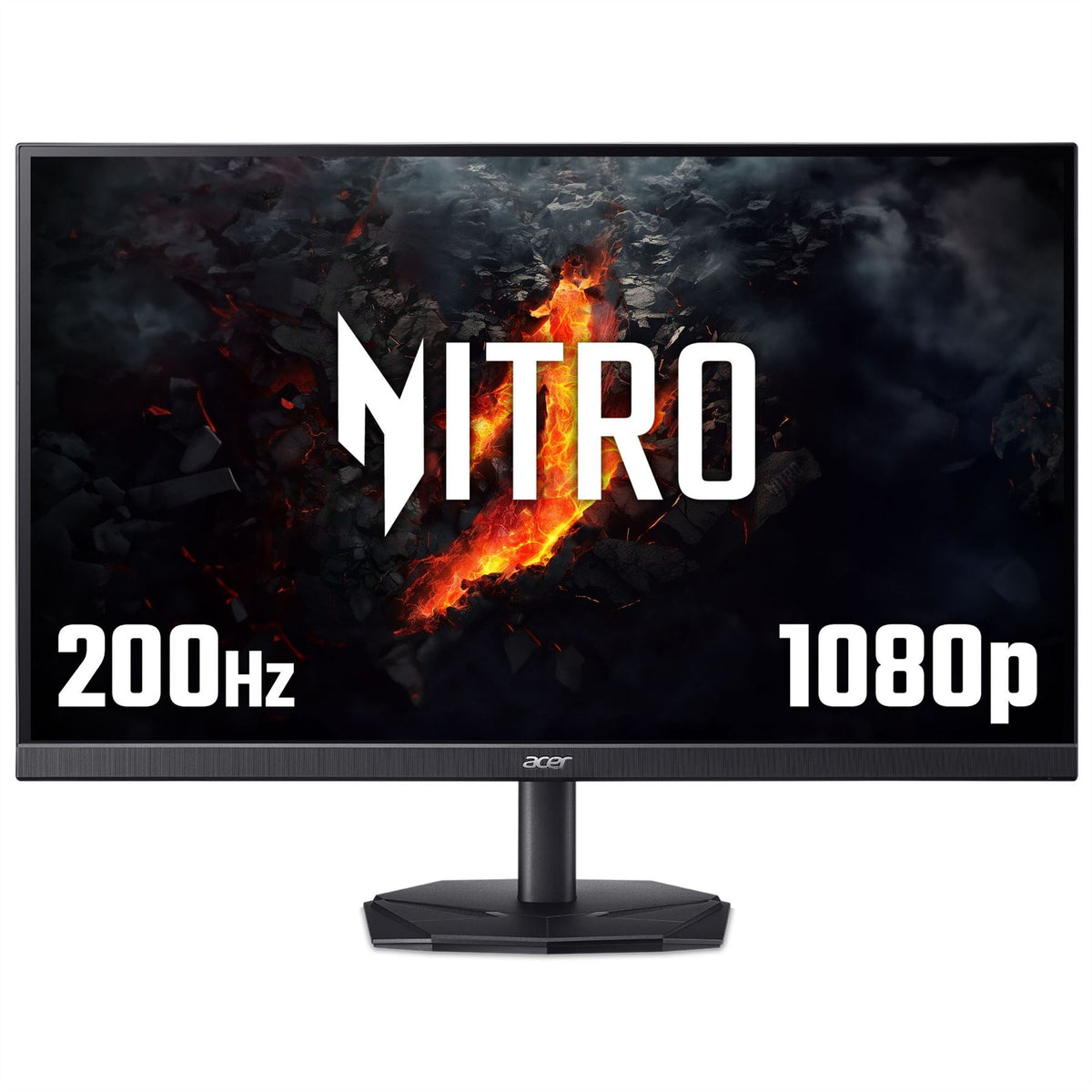 Acer KG1 Nitro KG241YX3 - 23.8" Full HD (1920x1080), 200Hz, 0.5ms, ZeroFrame, HDR10, FreeSync Premium Gaming Monitor