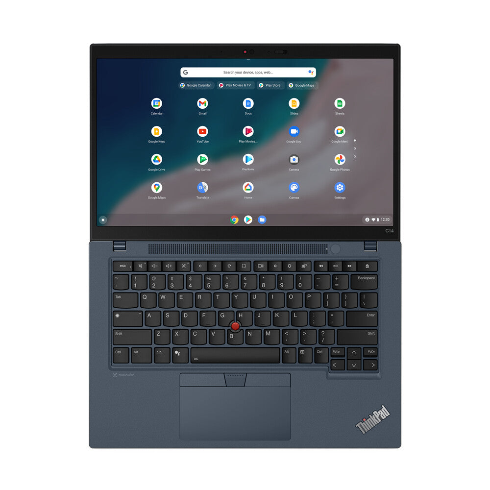 Lenovo ThinkPad C14 Gen 1 Chromebook - 35.6 cm (14&quot;) - Intel® Core™ i5-1235U - 8 GB LPDDR4x-SDRAM - 128 GB eMMC - Wi-Fi 6E - ChromeOS - Blue