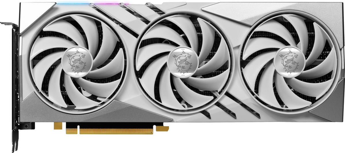 MSI GAMING X SLIM WHITE - NVIDIA 12 GB GDDR6X GeForce RTX 4070 SUPER graphics card