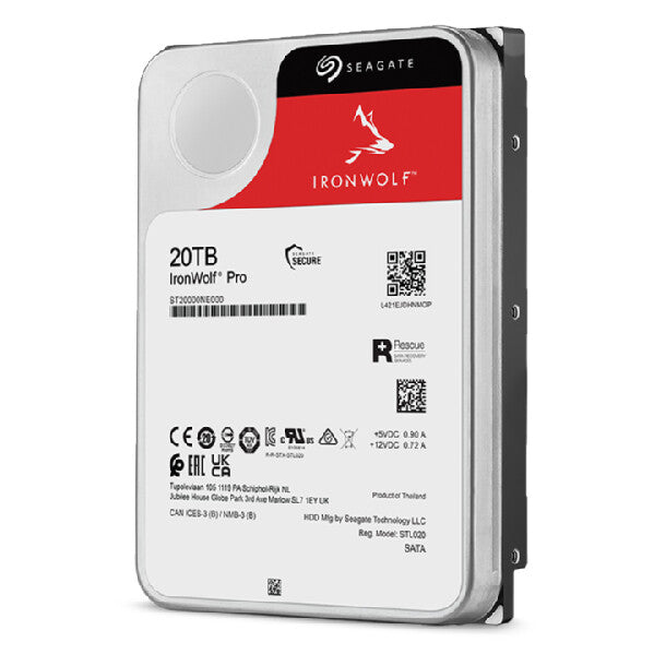 Seagate IronWolf Pro - 7.2K RPM Serial ATA III 3.5" HDD - 20 TB