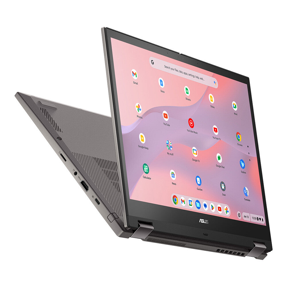 ASUS Chromebook CX34 Flip - 35.6 cm (14") - Touchscreen - Intel® Core™ i7-1255U - 8 GB LPDDR4x-SDRAM - 512 GB SSD - Wi-Fi 6E - ChromeOS - Grey