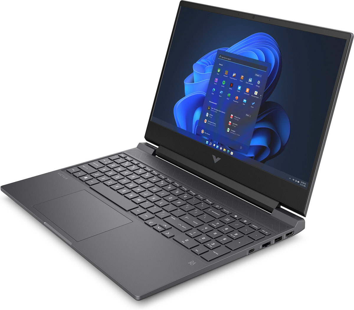 HP Victus Gaming Laptop - 39.6 cm (15.6") - Intel® Core™ i5-12450H - 16 GB DDR4-SDRAM - 512 GB SSD - NVIDIA GeForce RTX 3050 - Wi-Fi 6E - Windows 11 Home - Black