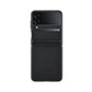 Samsung Flap Leather Cover for Galaxy Z Flip4 in Black
