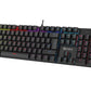 Sandberg E-Sports - USB Wired RGB Mechanical Gaming Keyboard in Black (QWERTY UK)