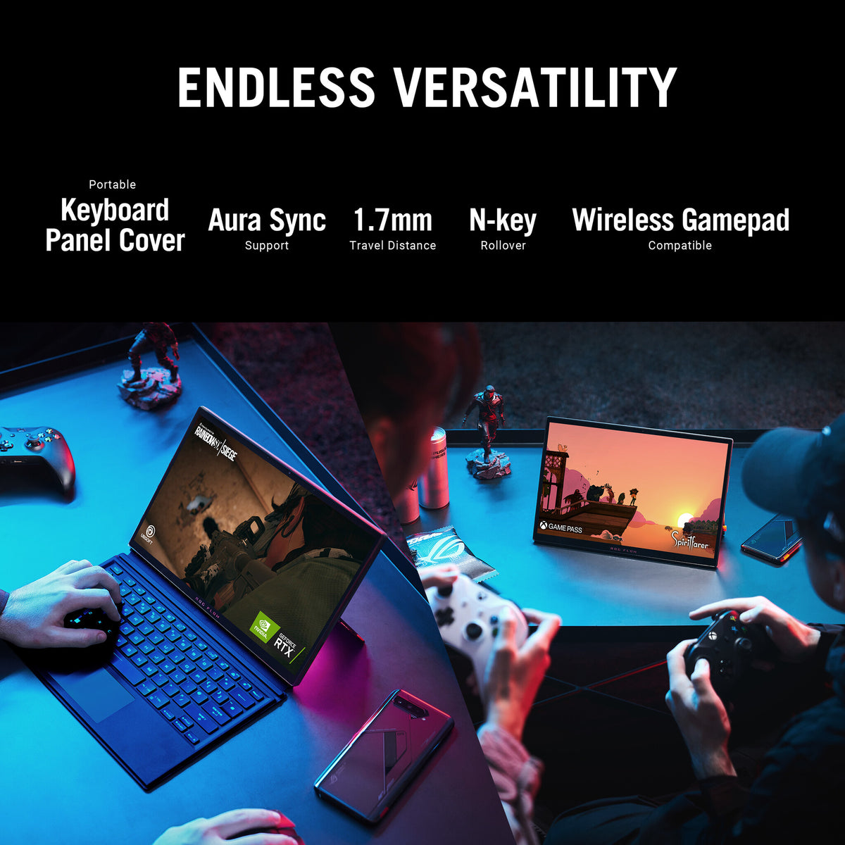 ASUS ROG Flow Z13 Hybrid (2-in-1) - 34 cm (13.4") - Touchscreen - Intel® Core™ i9-12900H - 16 GB LPDDR5-SDRAM - 1 TB SSD - NVIDIA GeForce RTX 3050 Ti - Wi-Fi 6E - Windows 11 Home - Black