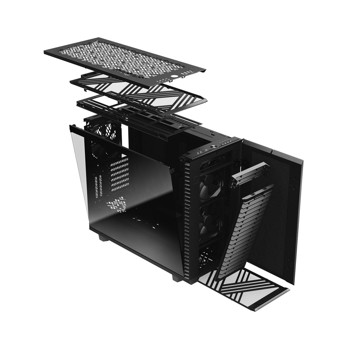 Fractal Design Define 7 Dark - ATX Mid Tower Case in Black