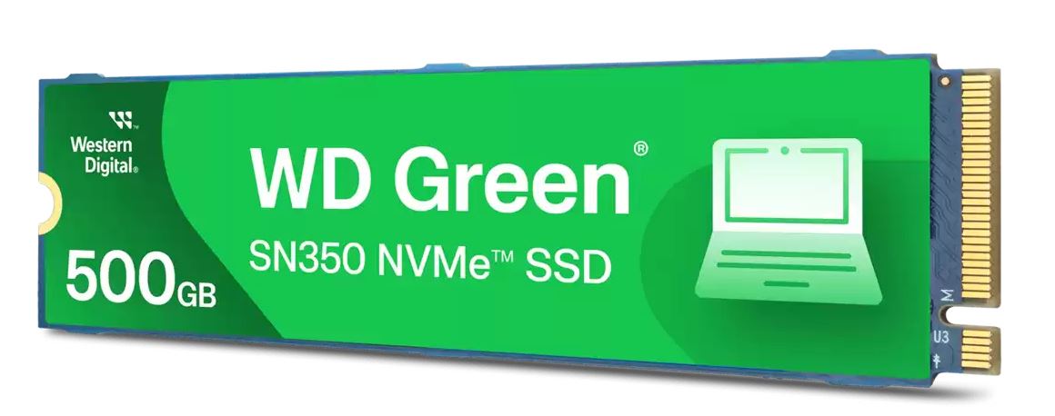 Western Digital Green SN350 - PCI Express 3.0 TLC NVMe M.2 SSD - 500 GB