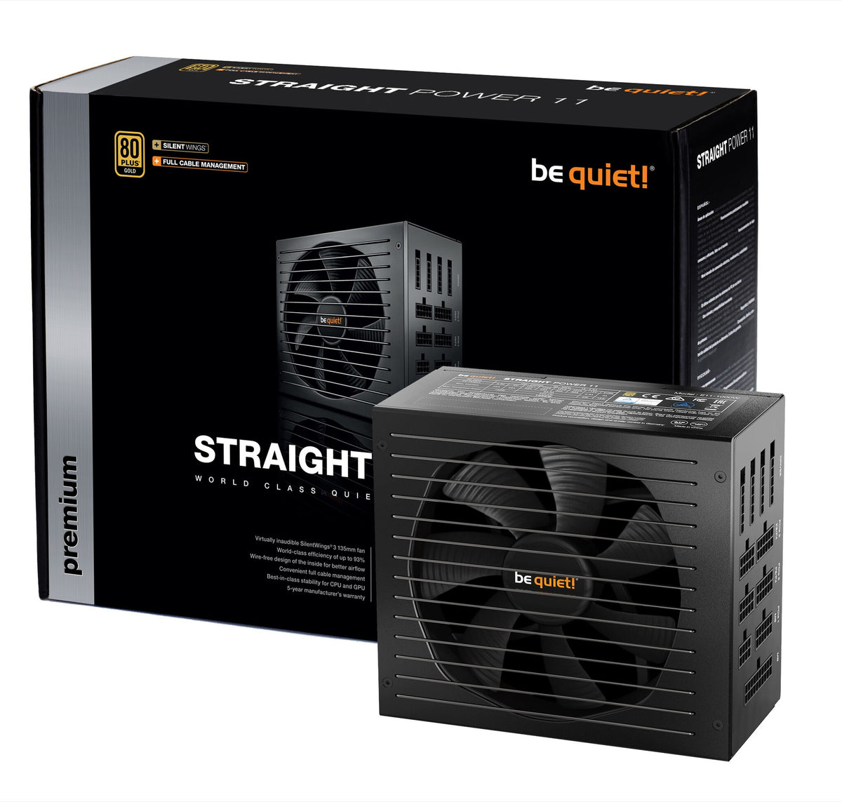 be quiet! Straight Power 11 - 750W 80+ Gold Fully Modular Power Supply Unit