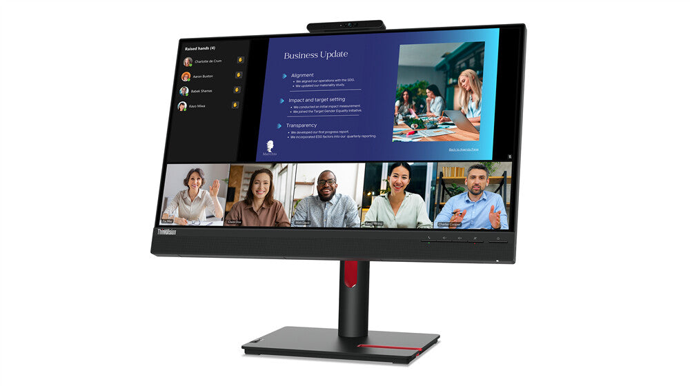 Lenovo ThinkVision T24V-30 - 60.5 cm (23.8") - 1920 x 1080 pixels Full HD LED Monitor