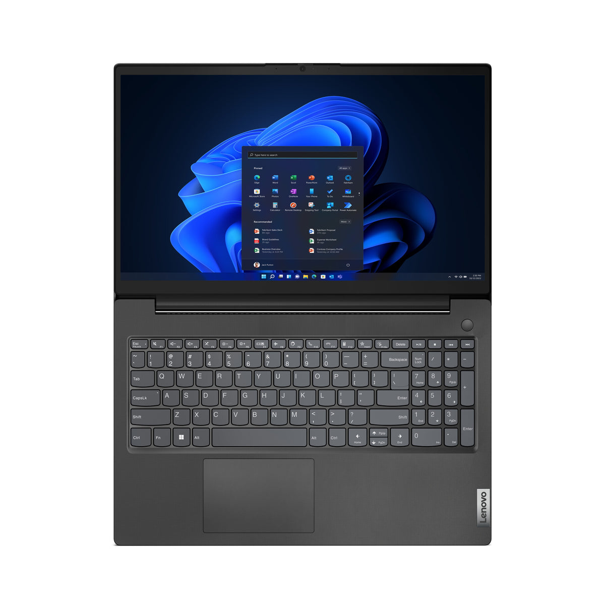 Lenovo V V15 Laptop - 39.6 cm (15.6") - Intel® Core™ i5-13420H - 8 GB DDR4-SDRAM - 256 GB SSD - Wi-Fi 5 - Windows 11 Pro - Black