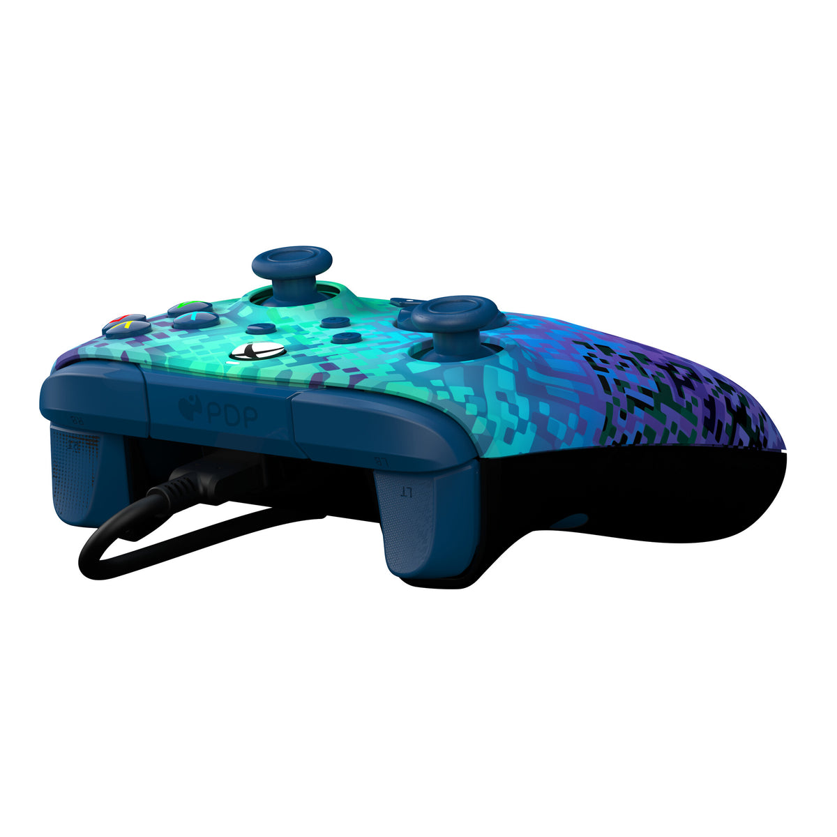 PDP Rematch Advanced Wired Controller for PC / Xbox Series X|S in Glitch Green