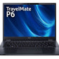 Acer TravelMate P6 TMP614-53 Laptop - 35.6 cm (14") - Intel® Core™ i7-1355U - 16 GB LPDDR5-SDRAM - 512 GB SSD - Wi-Fi 6E - Windows 11 Pro - Black