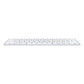 Apple Magic - USB Wired + Bluetooth Keyboard in Aluminium / White (Arabic)
