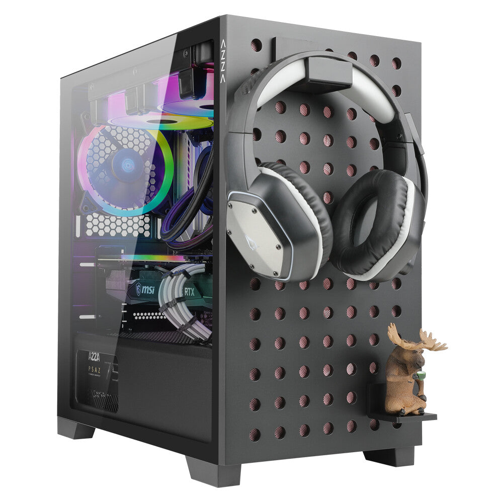 Azza Elise - MicroATX Mid Tower Case in Black