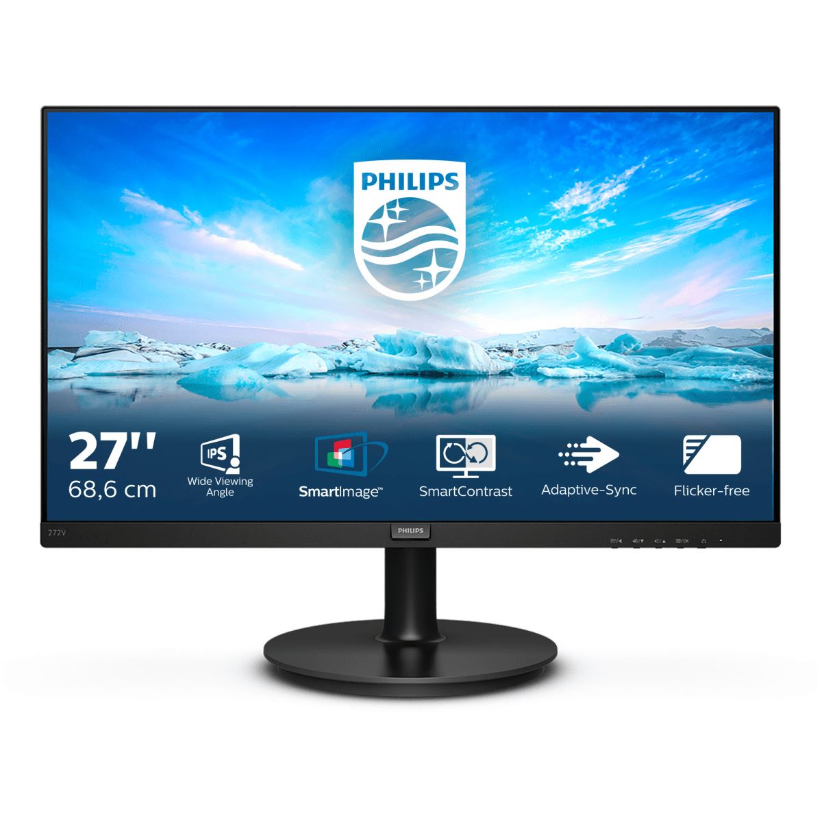 Philips V Line 272V8A/00 Computer Monitor 68.6 cm (27") 1920 x 1080 pixels Full HD LCD Black