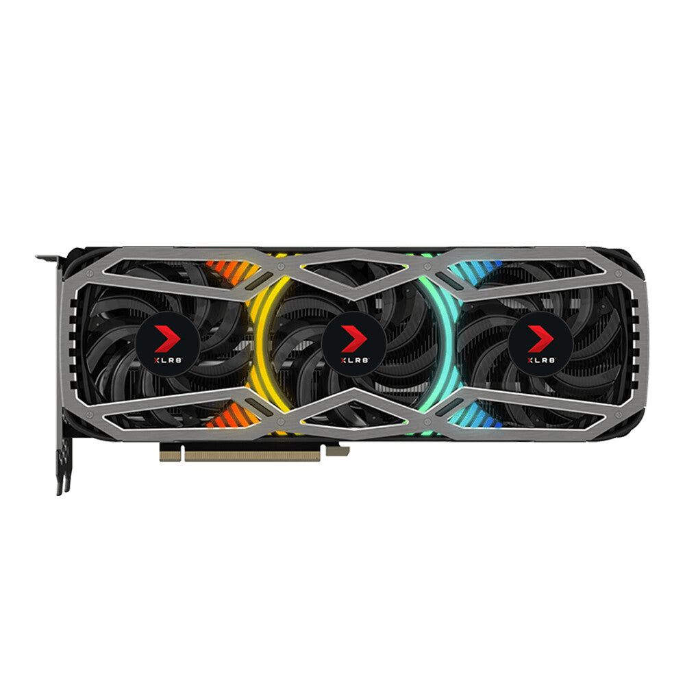 PNY GAMING Revel Epic-X RGB Triple Fan LHR - NVIDIA 10 GB GDDR6X GeForce RTX 3080 graphics card