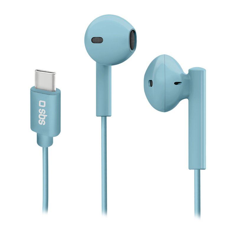SBS TEEARTYCMIX65A headphones/headset Wired & Wireless In-ear Calls/Music USB Type-C Blue