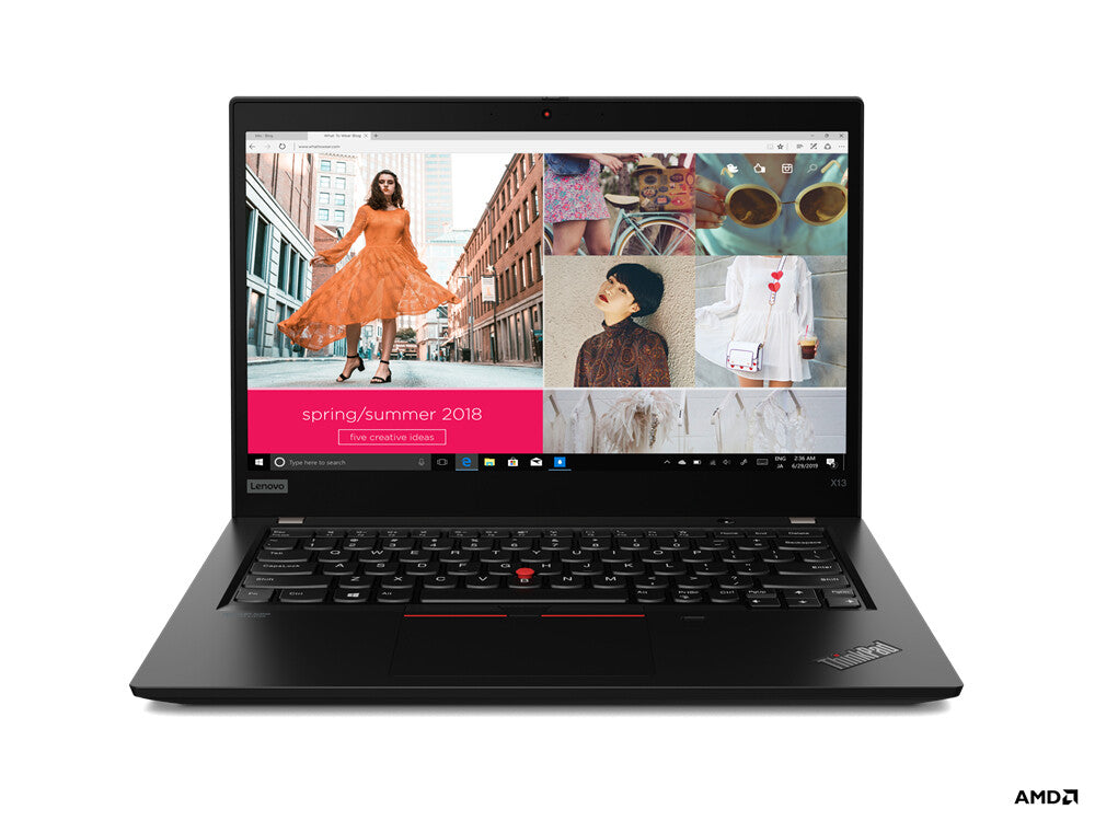 Lenovo ThinkPad X13 Laptop - 33.8 cm (13.3&quot;) - AMD Ryzen™ 5 PRO 4650U - 8 GB DDR4-SDRAM - 256 GB SSD - Wi-Fi 6 - Windows 10 Pro - Black