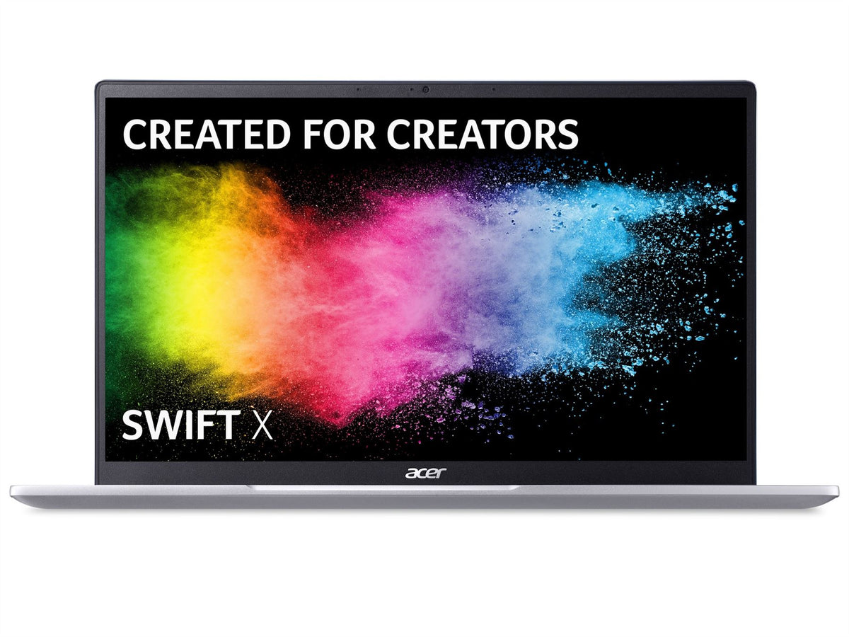 Acer Swift X SFX14-41G 14 inch Laptop - (AMD Ryzen 5 5600U, 8GB, 512GB SSD, NVIDIA GeForce RTX 3050, Full HD Display, Windows 11, Blue/Silve