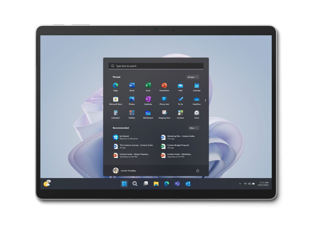 Microsoft Surface Pro 9 Intel® Core™ i5 256 GB 33 cm (13") 16 GB Wi-Fi 6E (802.11ax) Windows 10 Pro Platinum