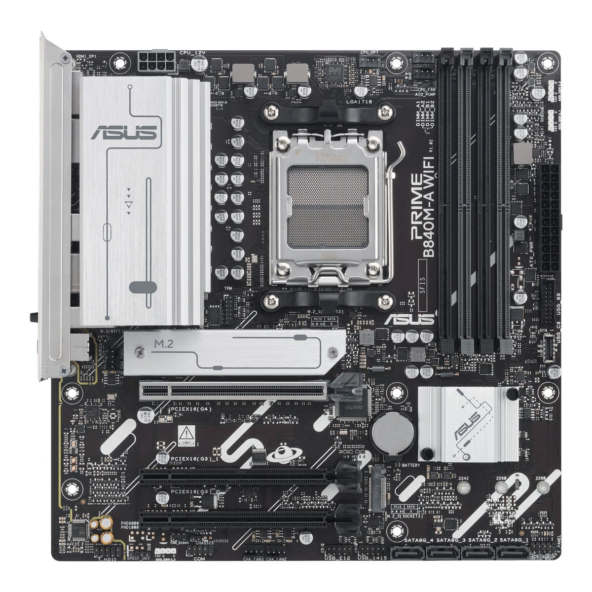ASUS PRIME B840M-A WIFI micro ATX motherboard - AMD B840 Socket AM5